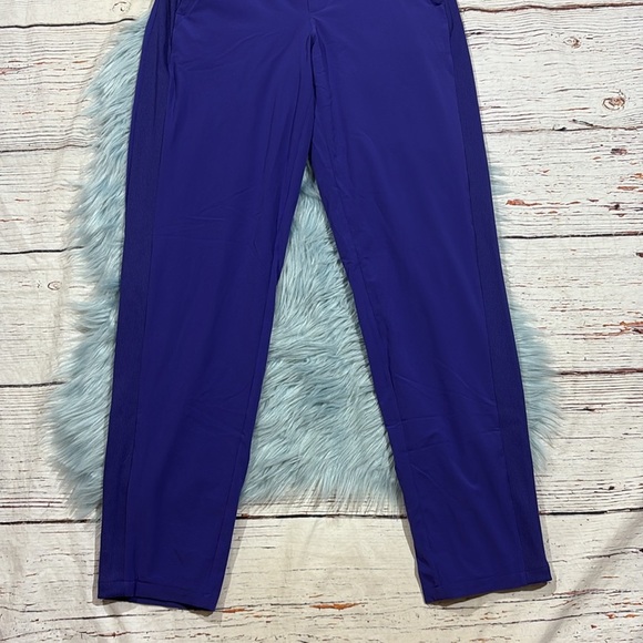 Athleta TALL Brooklyn Lined Pant Stretchy Pull On Slim Tapered Purple - Picture 7 of 10